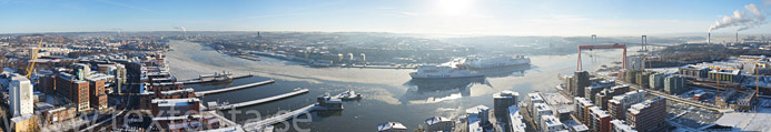 Flygfoto Göteborg panorama