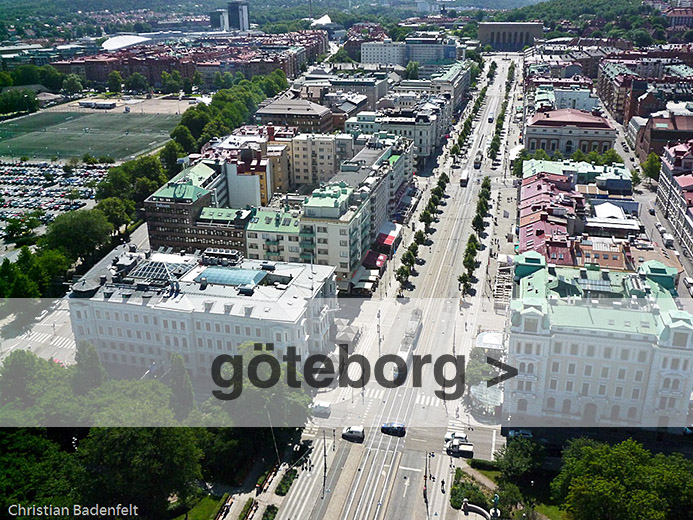Flygfoto Göteborg - Avenyn